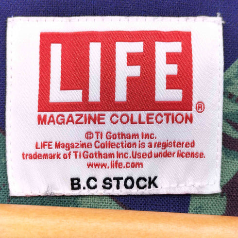 ベーセーストック B.C STOCK 総柄 バナナ オープンカラーシャツ メンズ JPN:L