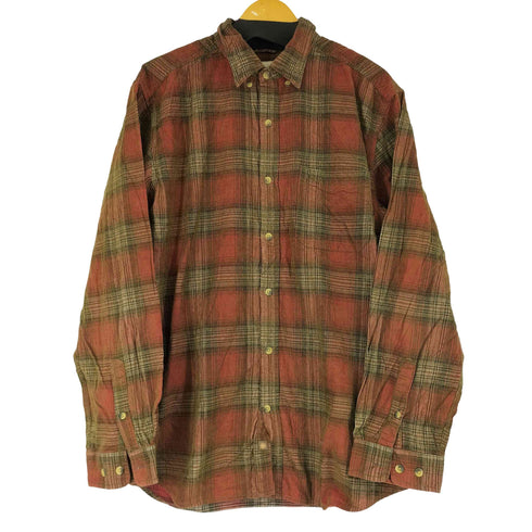 ザテリトリーアヘッド THE TERRITORY AHEAD コーデュロイチェック L/S BD シャツ メンズ import:XL