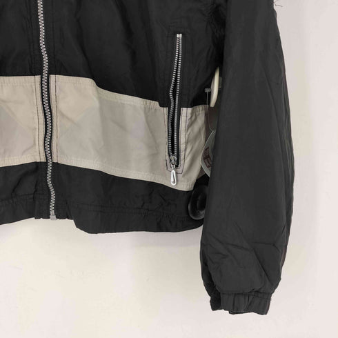 ナイキ NIKE 90S クロップドナイロンジップアップジャケット レディース import:M