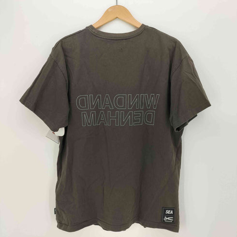 ウィンダンシー WIND AND SEA ロゴ刺繍 クルーネック ポケットTシャツ メンズ JPN:M