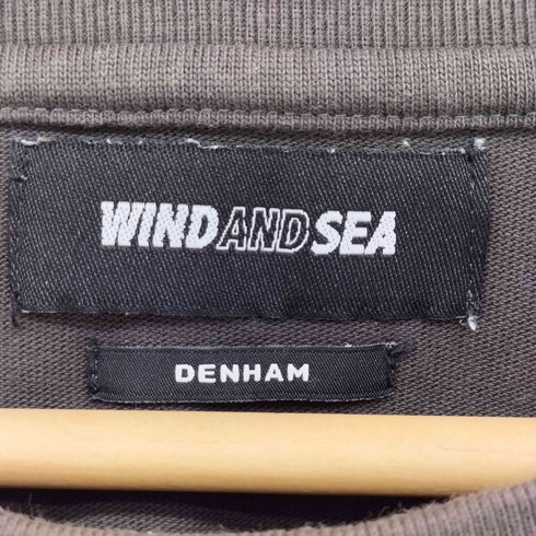 ウィンダンシー WIND AND SEA ロゴ刺繍 クルーネック ポケットTシャツ メンズ JPN:M
