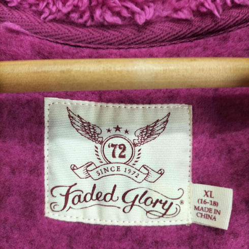 フェイデッドグローリー FADED GLORY ジップアップベスト レディース XL 16-18