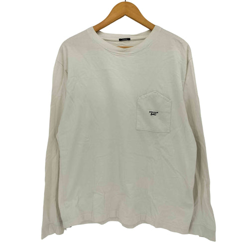 デンハム DENHAM 逆さポケットロゴ刺繍 クルーネック Tシャツ メンズ JPN:M