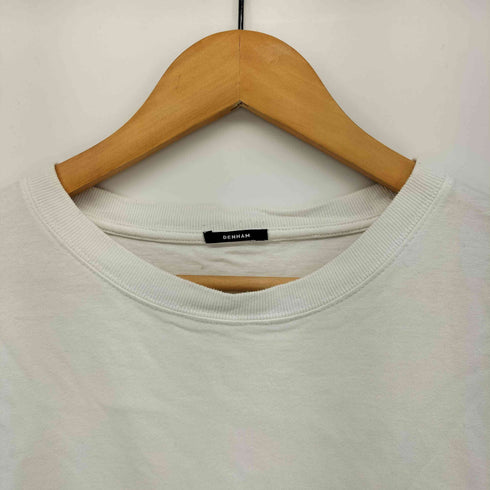 デンハム DENHAM 逆さポケットロゴ刺繍 クルーネック Tシャツ メンズ JPN:M