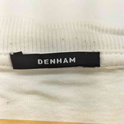 デンハム DENHAM 逆さポケットロゴ刺繍 クルーネック Tシャツ メンズ JPN:M