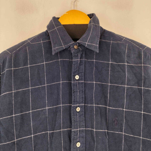 ポロバイラルフローレン Polo by RALPH LAUREN LOWELL SPORT スモールポニー刺繍 チェック L/S シャツ メンズ import:S