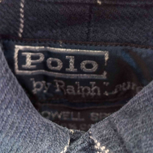 ポロバイラルフローレン Polo by RALPH LAUREN LOWELL SPORT スモールポニー刺繍 チェック L/S シャツ メンズ import:S