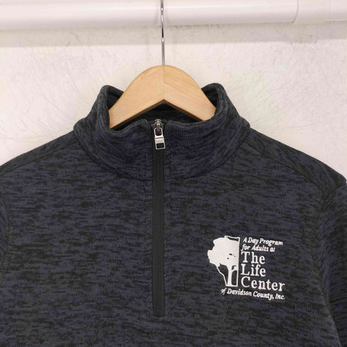 ランズエンド LANDS END 刺繍ハーフジッププルオーバー レディース JPN:M