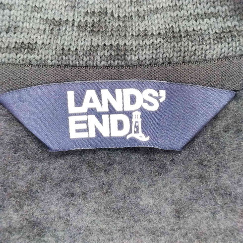 ランズエンド LANDS END 刺繍ハーフジッププルオーバー レディース JPN:M