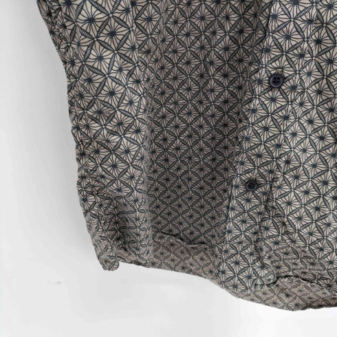 アルマーニエクスチェンジ ARMANI EXCHANGE slim 総柄 レギュラーカラーシャツ メンズ import:M