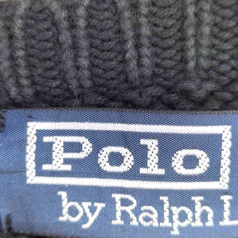 ポロバイラルフローレン Polo by RALPH LAUREN スモールポニー刺繍Vネックコットンニット メンズ XXL