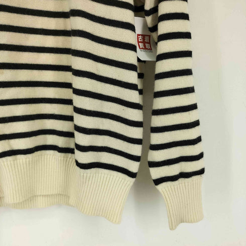 ミスタージェントルマン MR.GENTLEMAN ボーダー プルオーバーニット メンズ import:XL