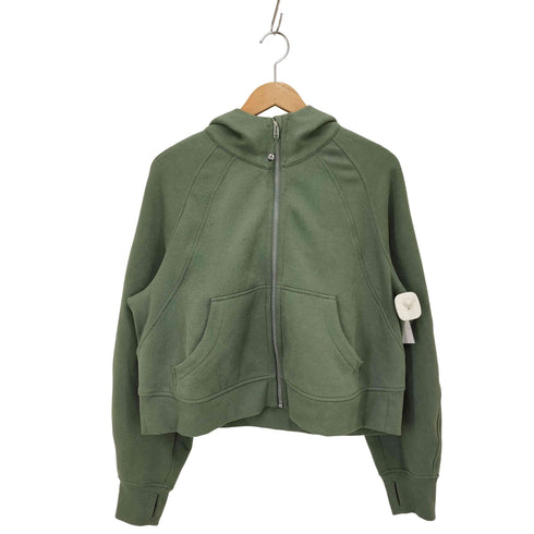 ルルレモン lululemon フルジップ クロップドパーカー レディース JPN:M