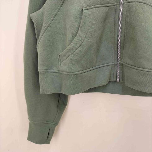 ルルレモン lululemon フルジップ クロップドパーカー レディース JPN:M