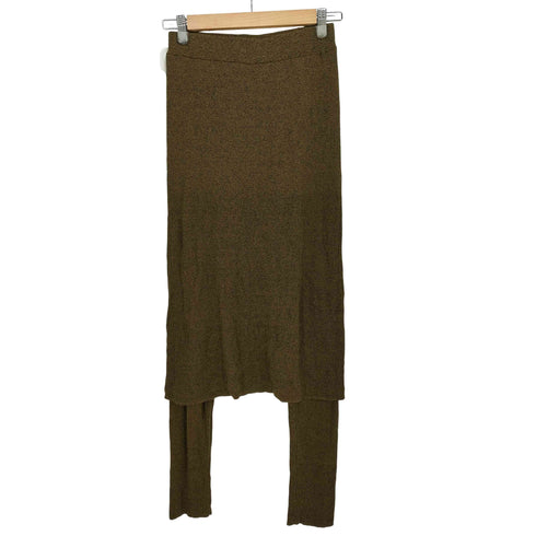 ビューティーアンドユースユナイテッドアローズ BEAUTY & YOUTH UNITED ARROWS コットン ナイロン リブスカートスパッツ ウォッシャブル レディース FREE