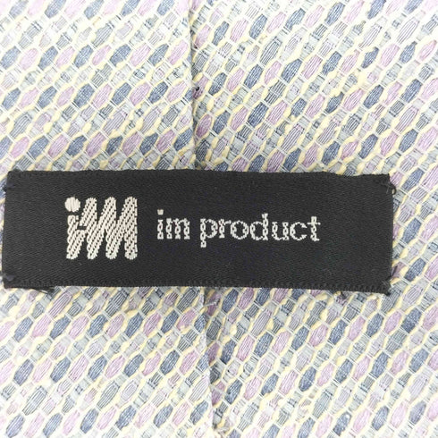 アイムプロダクトイッセイミヤケ im product ISSEY MIYAKE リネン混 レジメンタルネクタイ メンズ