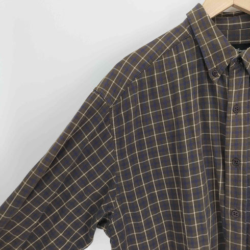 エディーバウアー Eddie Bauer チェック L/S ボタンダウン シャツ メンズ import:L