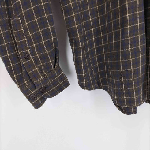 エディーバウアー Eddie Bauer チェック L/S ボタンダウン シャツ メンズ import:L