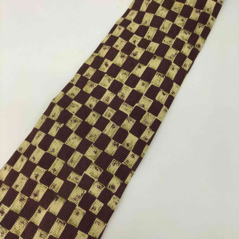 アイムプロダクトイッセイミヤケ im product ISSEY MIYAKE タイル柄 シルクネクタイ メンズ