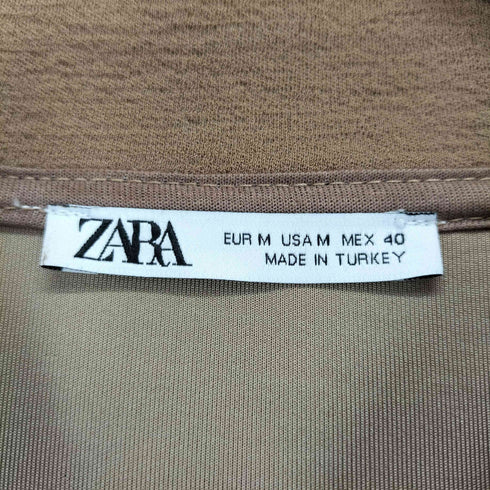 ザラ ZARA YOZUV PRINTLI FUTBOLKA オーバーサイズジップアップジャケット メンズ M