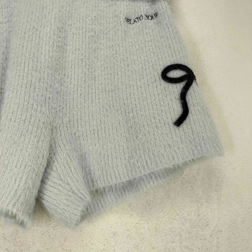 ジェラートピケ gelato pique リボンフェザーショートパンツ レディース ONE SIZE