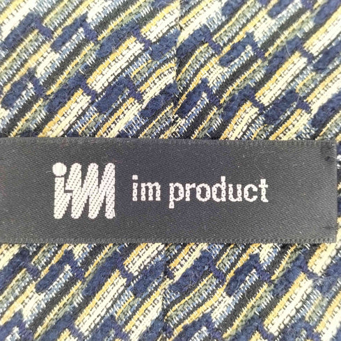 アイムプロダクトイッセイミヤケ im product ISSEY MIYAKE アート柄 シルクネクタイ メンズ