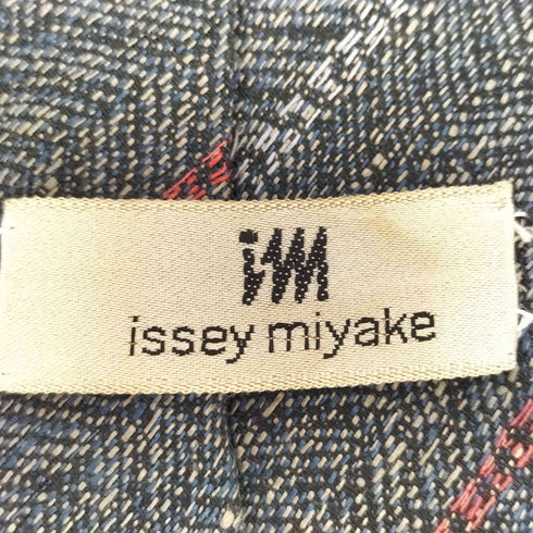 アイムイッセイミヤケ im ISSEY MIYAKE シルク レジメンタルネクタイ メンズ