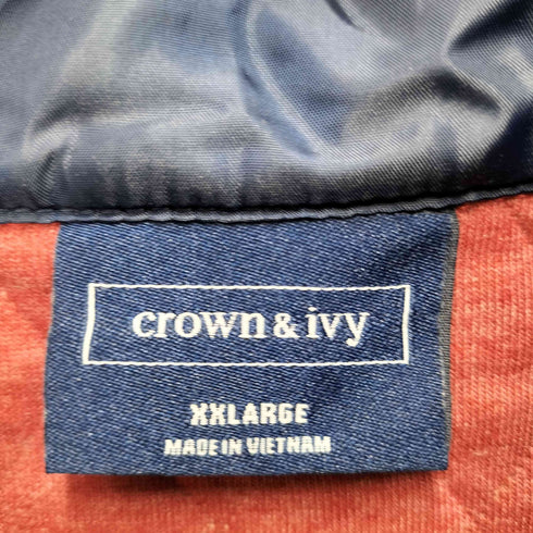 crown&ivy キルティングスナップT メンズ JPN:XXL