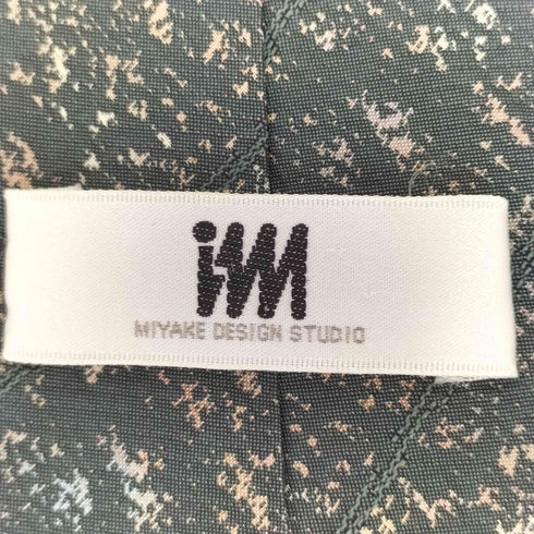 アイムプロダクトイッセイミヤケ im product ISSEY MIYAKE アート柄 シルク レジメンタルネクタイ メンズ