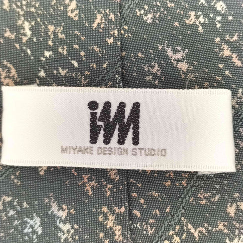 アイムプロダクトイッセイミヤケ im product ISSEY MIYAKE アート柄 シルク レジメンタルネクタイ メンズ