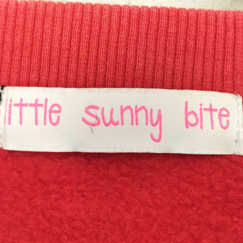 リトルサニーバイト little sunny bite ロゴビッグレーススウェット レディース