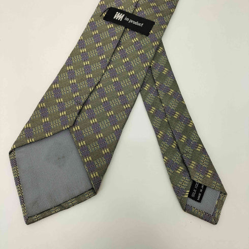 アイムプロダクトイッセイミヤケ im product ISSEY MIYAKE ランダムチェック シルクネクタイ メンズ