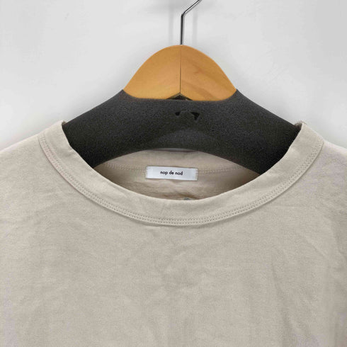 ノップデノッド nop de nod USコットンオーバーサイズロングTシャツ レディース