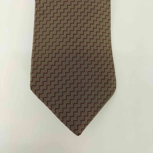 アイムイッセイミヤケ im ISSEY MIYAKE 階段柄 シルクネクタイ メンズ