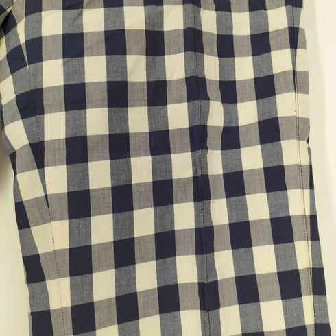 ブラックフリースバイブルックスブラザーズ BLACK FLEECE BY BROOKS BROTHERS ボタンフライ ブロックチェック コットンスラックス メンズ