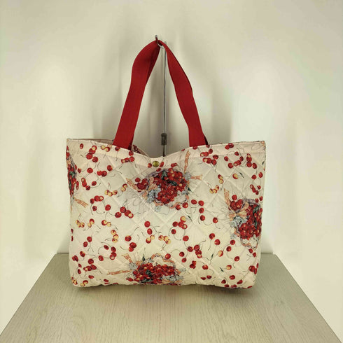 ピンクハウス PINK HOUSE チェリー キルティング トートバッグ レディース