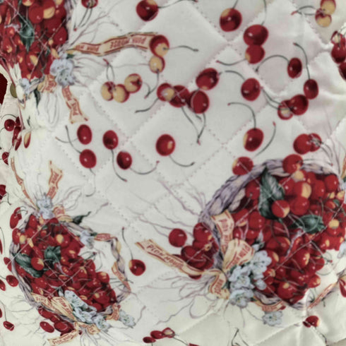 ピンクハウス PINK HOUSE チェリー キルティング トートバッグ レディース