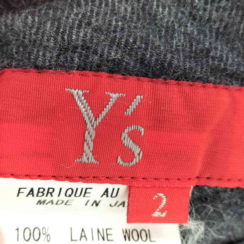 ワイズレッドレーベル Ys Red Label ウール縮絨 カーゴパンツ レディース JPN:2