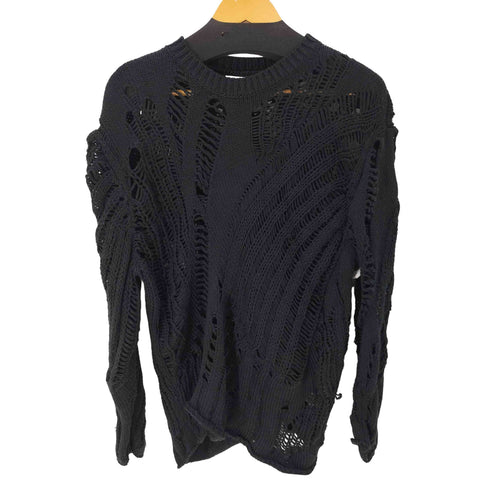 ザラ ZARA クルーネックニット メンズ import:L