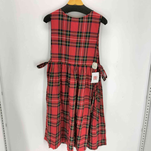 dopple&scent タータンチェックエプロンドレス レディース