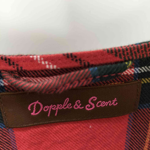 dopple&scent タータンチェックエプロンドレス レディース