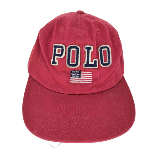 ポロスポーツラルフローレン POLO SPORT RALPH LAUREN 90S USA製 星条旗 6パネルキャップ メンズ ONE SIZE