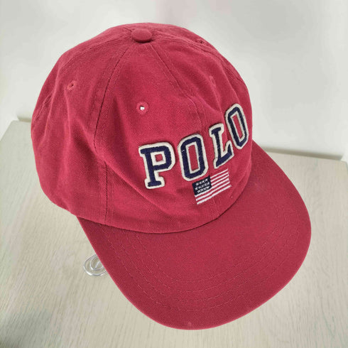 ポロスポーツラルフローレン POLO SPORT RALPH LAUREN 90S USA製 星条旗 6パネルキャップ メンズ ONE SIZE