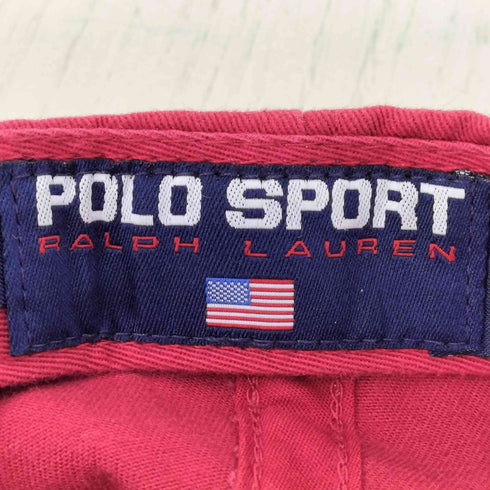 ポロスポーツラルフローレン POLO SPORT RALPH LAUREN 90S USA製 星条旗 6パネルキャップ メンズ ONE SIZE