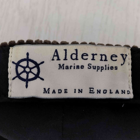 Alderney イングランド製 太畝コーデュロイ 6パネルキャップ メンズ