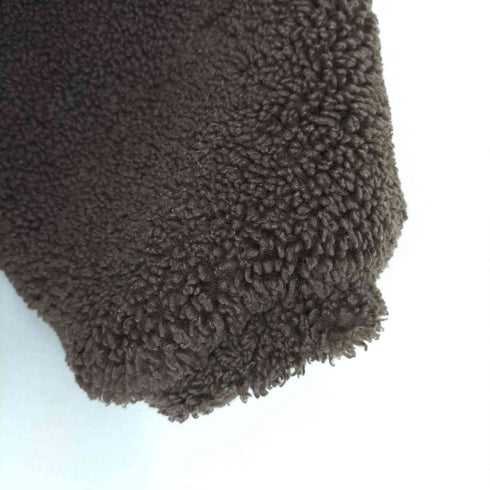 Apea ナンバリングワッペン ジップアップボアジャケット レディース