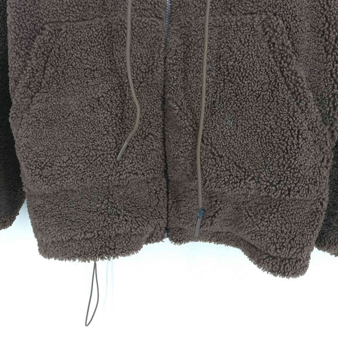 Apea ナンバリングワッペン ジップアップボアジャケット レディース