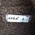 Apea ナンバリングワッペン ジップアップボアジャケット レディース