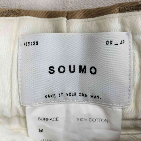 SOUMO ビッグタックワイドチノパンツ 04-SP メンズ JPN:M