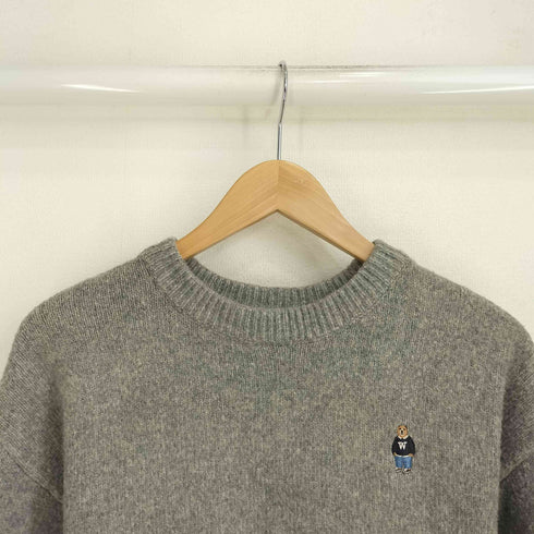 WHO.A.U ベア刺繍 ニット レディース import:S